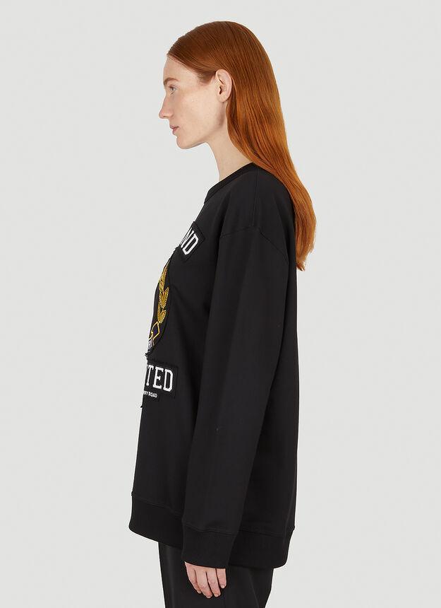 商品Burberry|College Graphic Sweatshirt in Black,价格¥6682,第5张图片详细描述