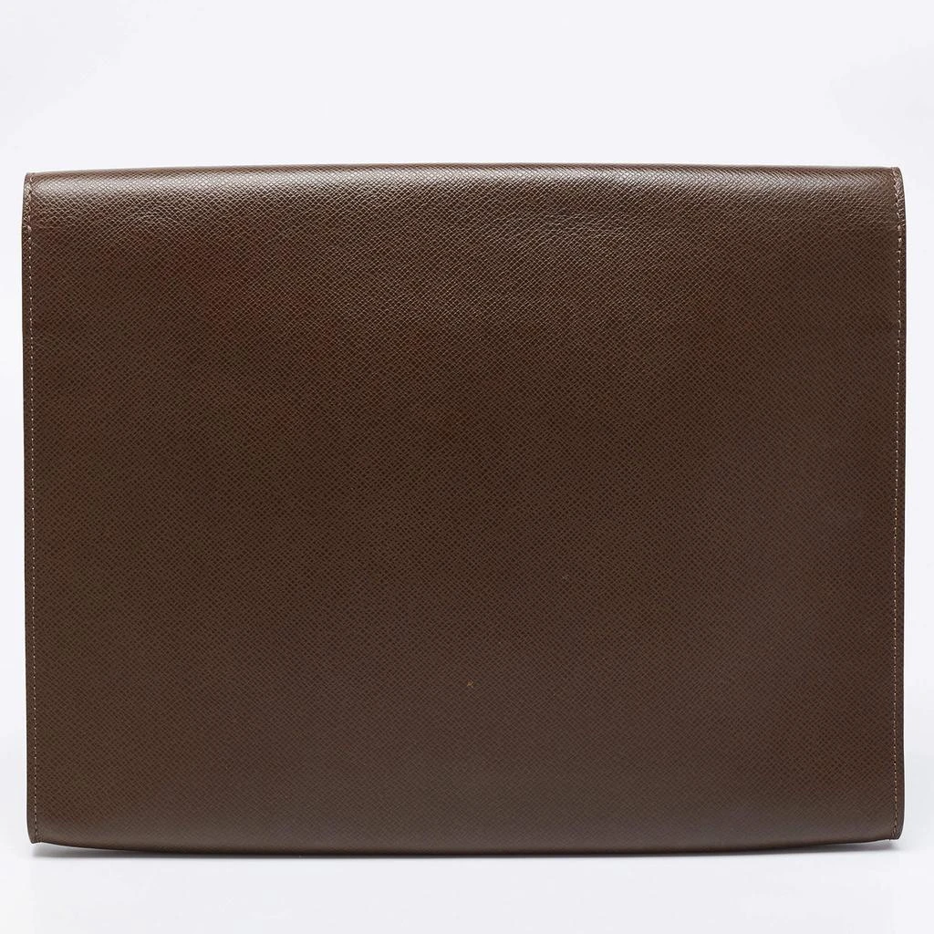 商品[二手商品] Louis Vuitton|Louis Vuitton Brown Taiga Leather Minuto Portfolio Case,价格¥3970,第4张图片详细描述