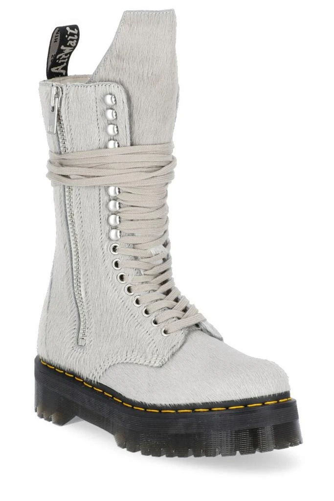 商品Dr. Martens|Rick Owens X Dr. Martens Lace-Up Boots,价格¥5351,第2张图片详细描述