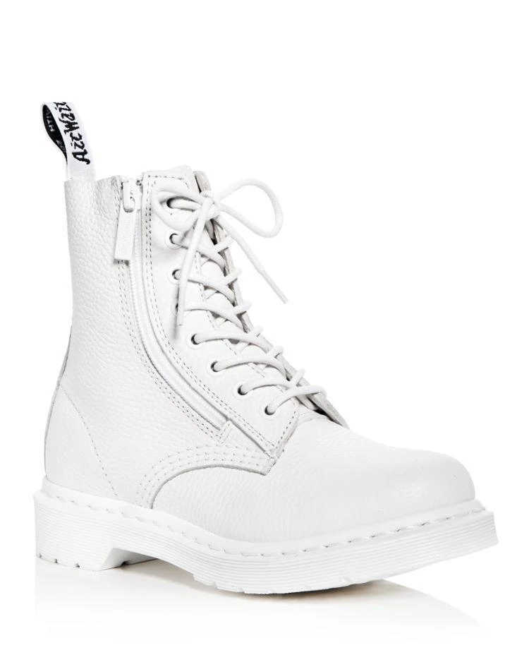 商品Dr. Martens|Women's Pascal Leather Combat Booties,价格¥1047,第1张图片