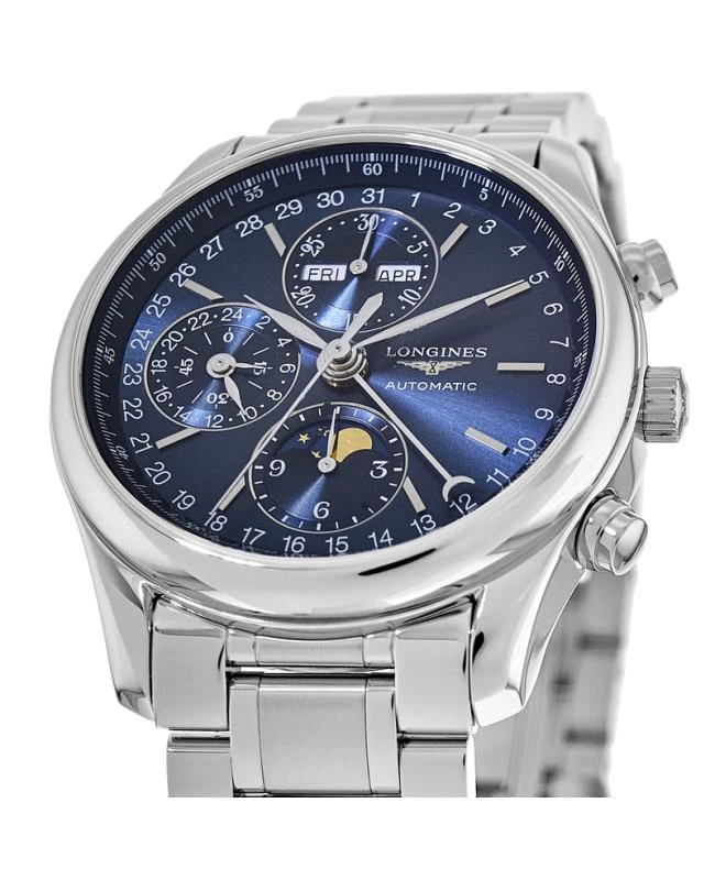 商品Longines|Longines Master Collection Automatic 40mm Blue Chronograph Dial Steel Men's Watch L2.673.4.92.6,价格¥22295,第2张图片详细描述