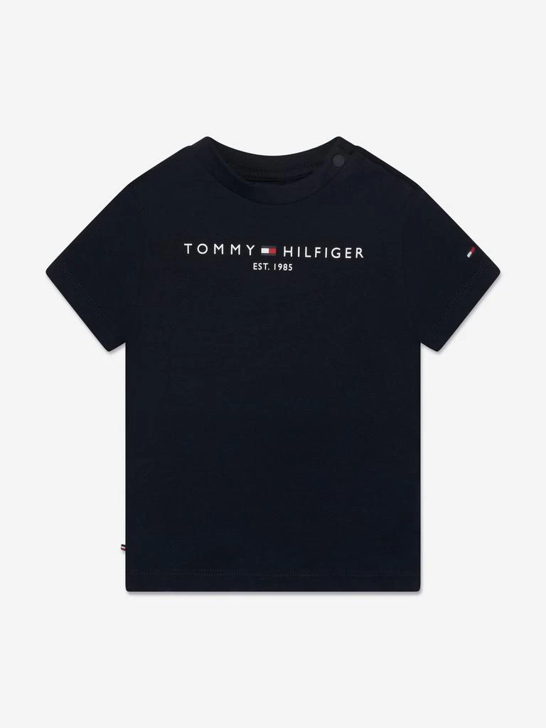 商品Tommy Hilfiger|Baby Essential T-Shirt and Shorts Set in Navy,价格¥522,第3张图片详细描述