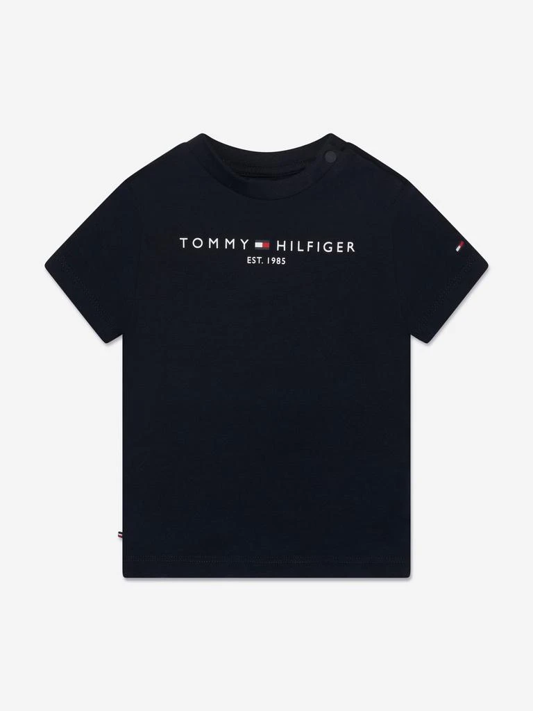 商品Tommy Hilfiger|Tommy Hilfiger Baby Essential T-Shirt and Shorts Set in Navy,价格¥268,第3张图片详细描述