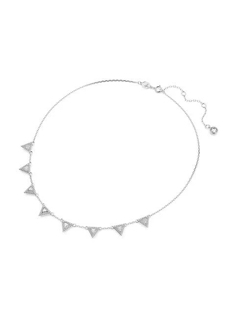 商品Swarovski|Ortyx Rhodium-Plated & Crystal Necklace,价格¥1455,第2张图片详细描述