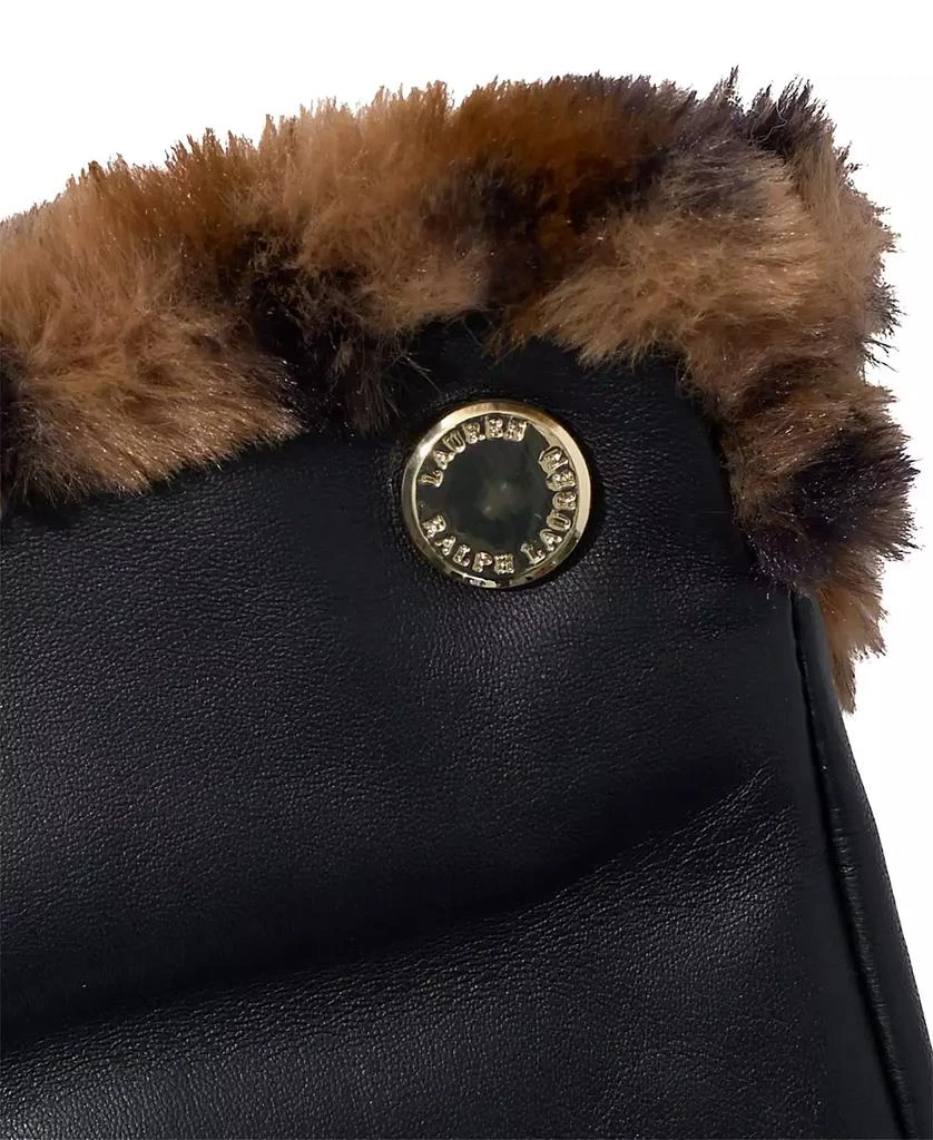 商品Ralph Lauren|Women's Plush Lined Leather Gloves,价格¥445,第2张图片详细描述