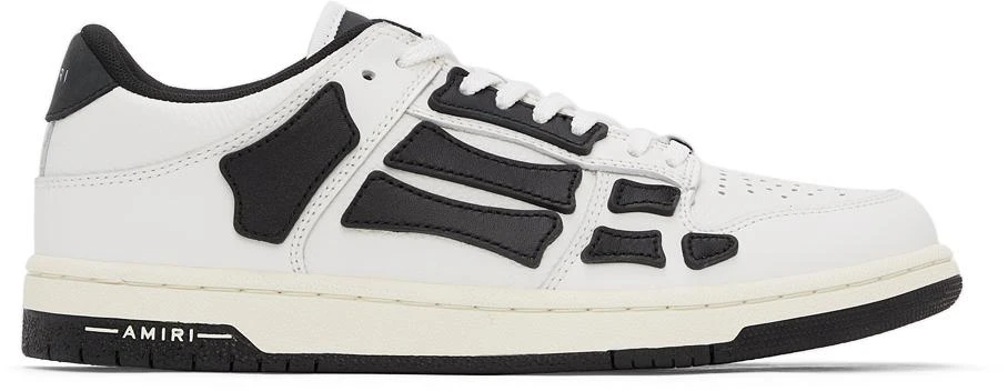 商品AMIRI|White & Black Skel Top Low Sneakers,价格¥4029,第1张图片