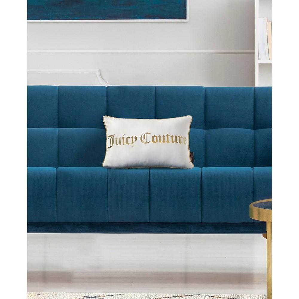 商品Juicy Couture|Gothic Words Decorative Pillow, 14" x 20",价格¥283,第5张图片详细描述