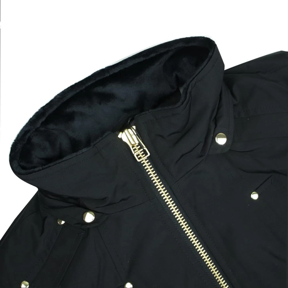 商品Moose Knuckles|Black & Gold Bomber Jacket,价格¥2637,第2张图片详细描述