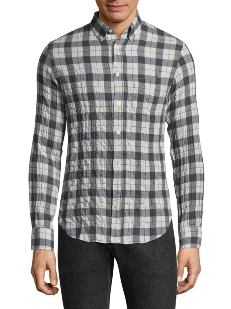 商品Officine Générale|Plaid Casual Button-Down Shirt,价格¥719,第1张图片