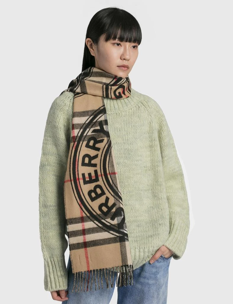 商品Burberry|MONTAGE PRINT CASHMERE SCARF,价格¥5424,第4张图片详细描述