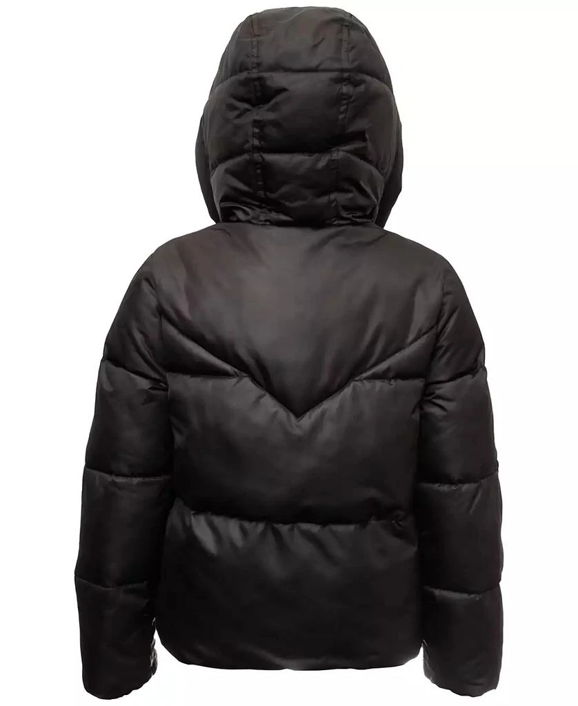 商品Michael Kors|Michael Kors Big Girls Fleece-Lined Full-Zip Satin Puffer Jacket,价格¥471,第2张图片详细描述