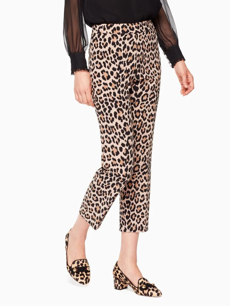 商品Kate Spade|leopard-print cigarette pant,价格¥1176,第1张图片