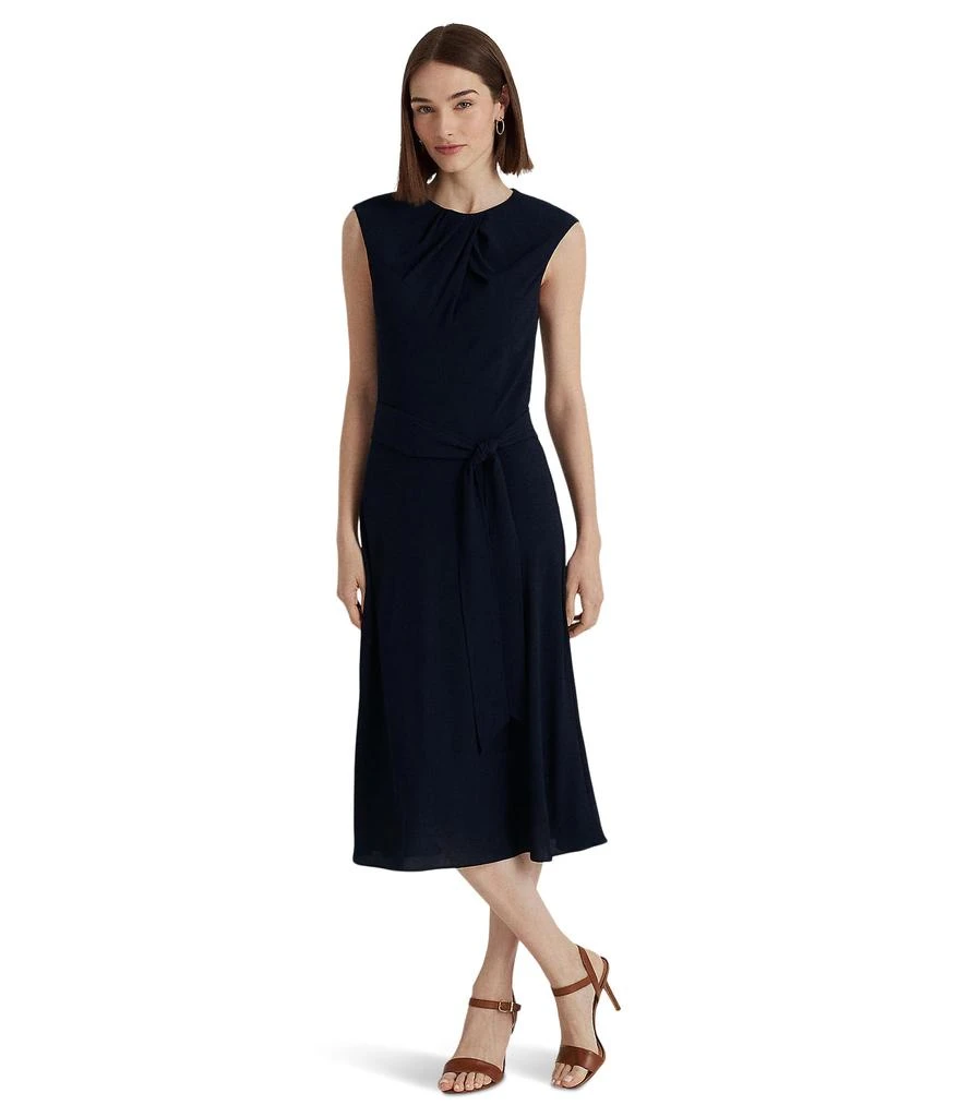 商品Ralph Lauren|Bubble Crepe Cap-Sleeve Dress,价格¥1120,第1张图片