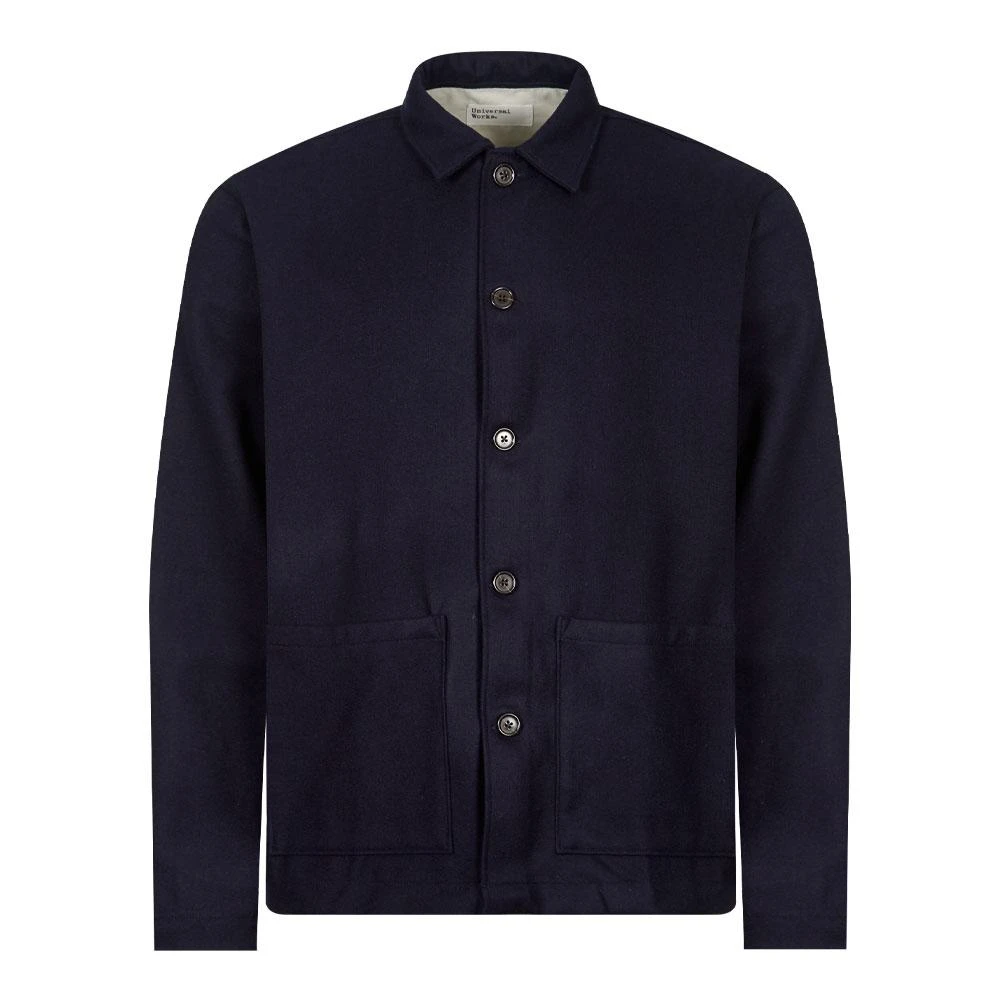 商品Universal Works|Universal Works Easy Overshirt - Navy,价格¥664,第1张图片