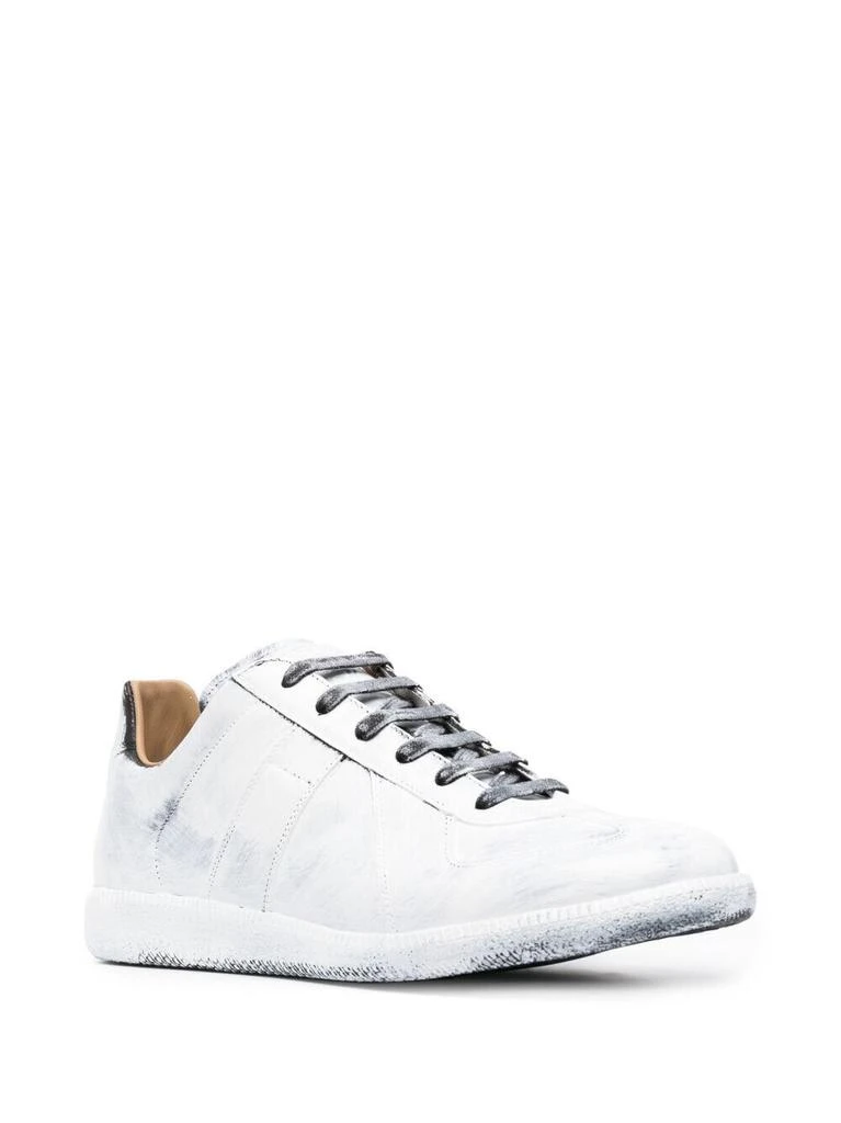 商品MAISON MARGIELA|Replica white paint sneakers,价格¥1557,第2张图片详细描述