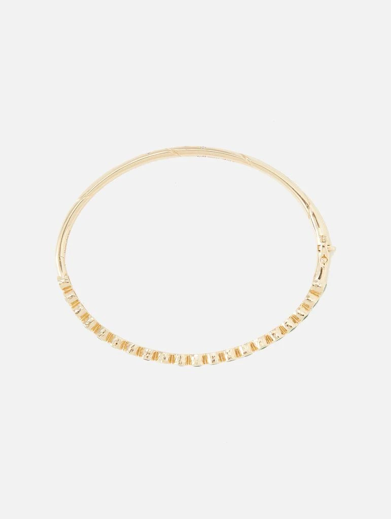 商品THREE STORIES JEWELRY|Classic Bezel Set Emerald Bangle,价格¥29041,第4张图片详细描述