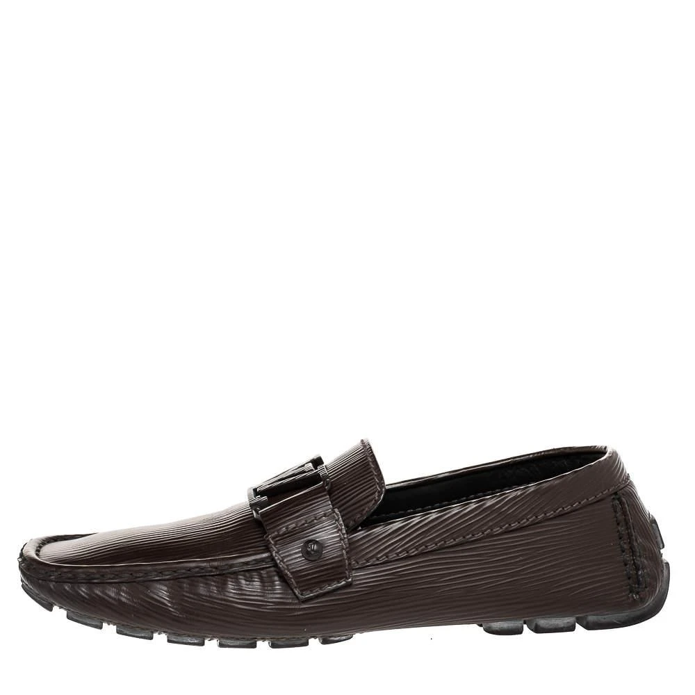 商品[二手商品] Louis Vuitton|Louis Vuitton Dark Brown Epi Leather Monte Carlo Slip On Loafers Size 41 ,价格¥2274,第2张图片详细描述