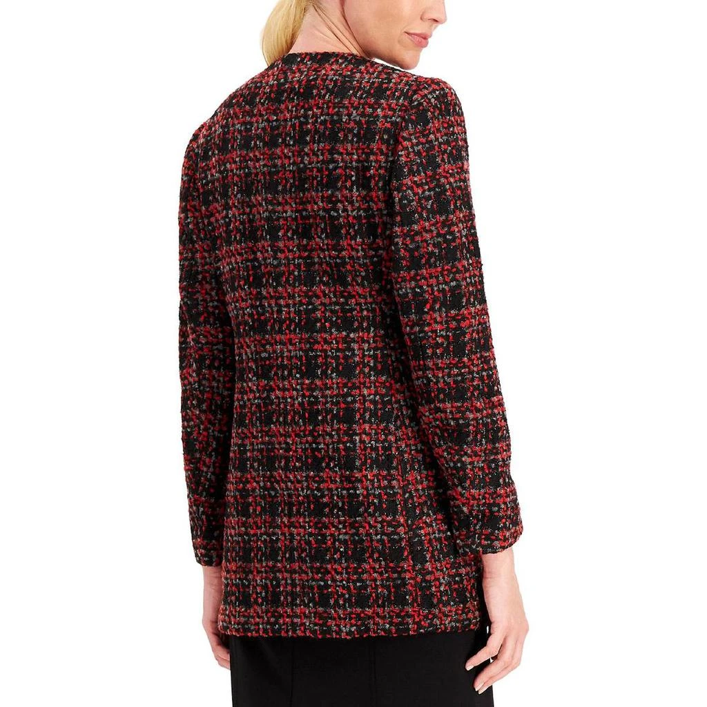 商品Kasper|Kasper Womens Petites Wool Tweed Open-Front Blazer,价格¥198,第2张图片详细描述