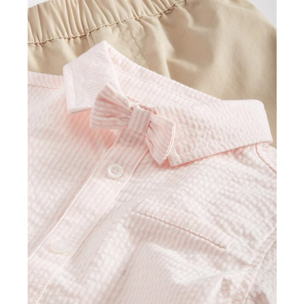 商品First Impressions|Baby Boys Button-Down Shirt and Chino Pants, 2 Piece Set, Created for Macy's,价格¥63,第3张图片详细描述