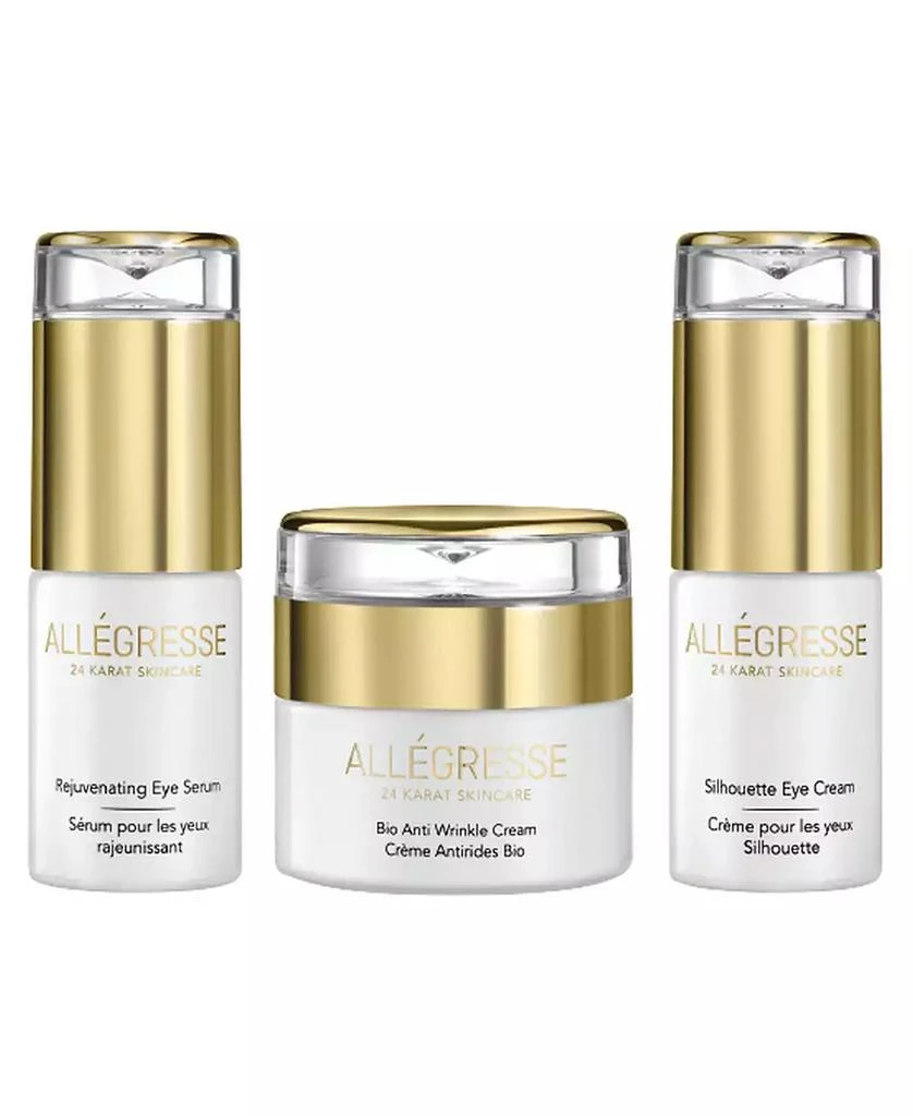 商品Allegresse 24 Karat Skin Care|Allegresse 24K Skincare Eye and Anti Aging 3 Piece Set,价格¥750,第1张图片