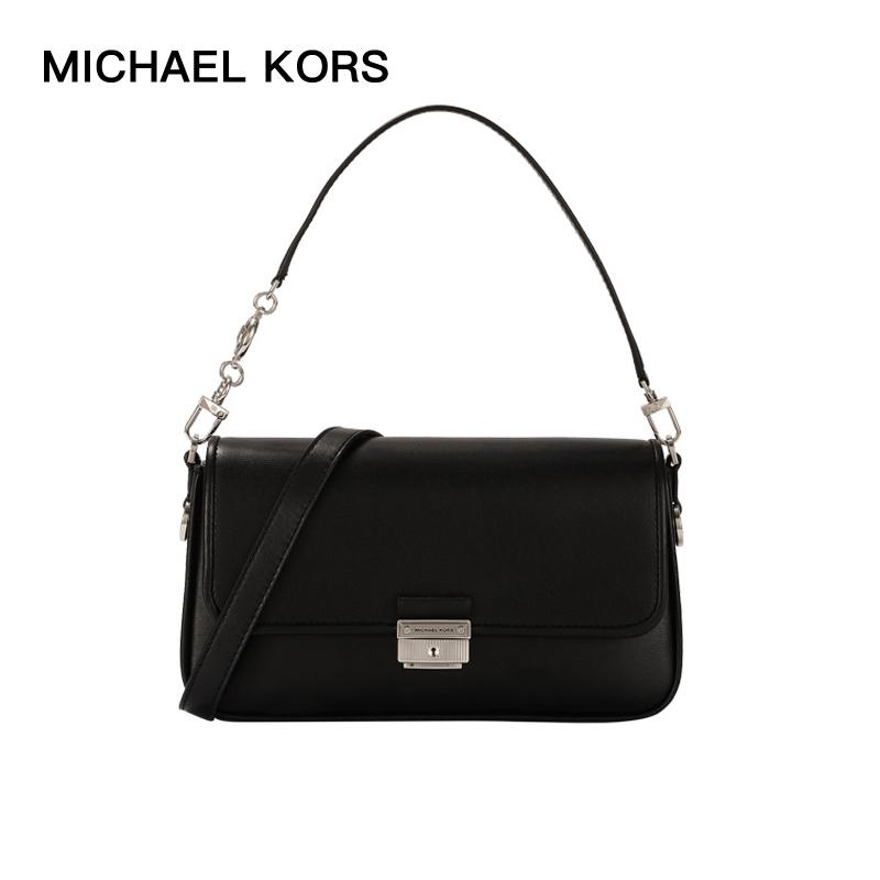 MK 女包 迈克·科尔斯 MICHAEL KORS 专柜款BRADSHAW系列黑色小号单肩手提包 30S1S2BL1L BLACK商品第1张图片规格展示