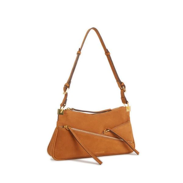 商品Manu Atelier|Baguette zip suede handbag,价格¥2572,第1张图片