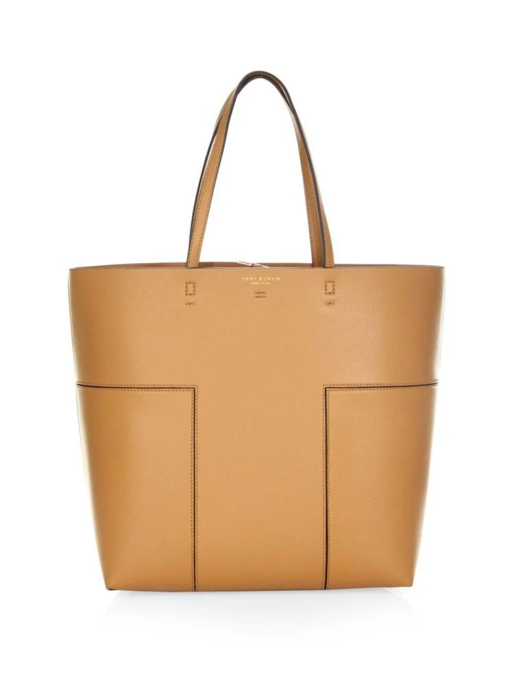 商品Tory Burch|Leather Block Tote,价格¥3585,第1张图片