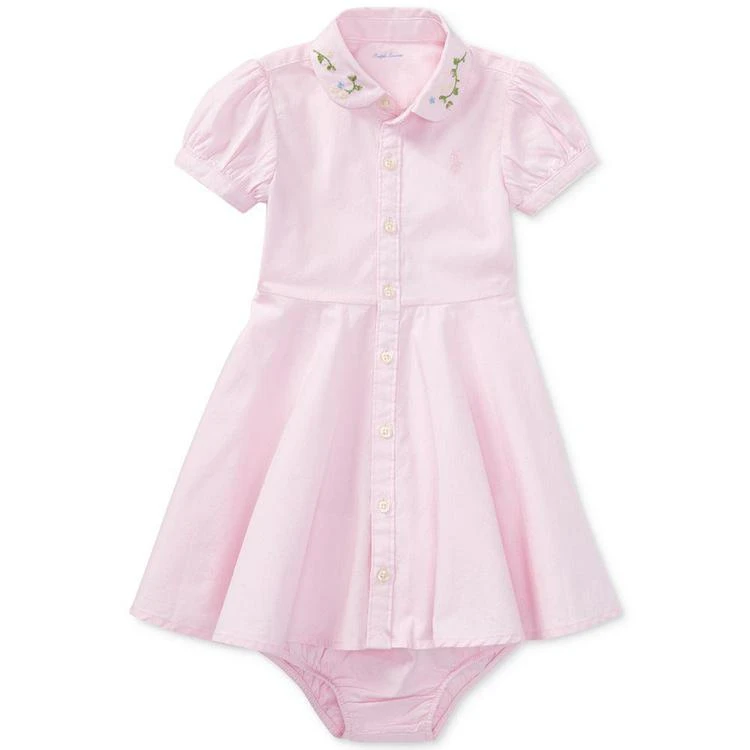 商品Ralph Lauren|Ralph Lauren Oxford Cotton Shirtdress, Baby Girls,价格¥275,第1张图片