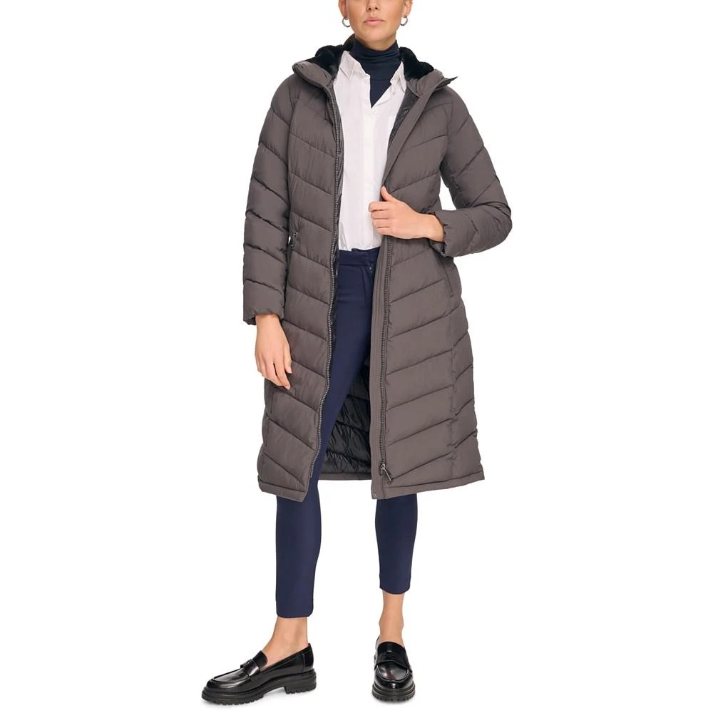 Women's Stretch Hooded Maxi Puffer Coat 商品