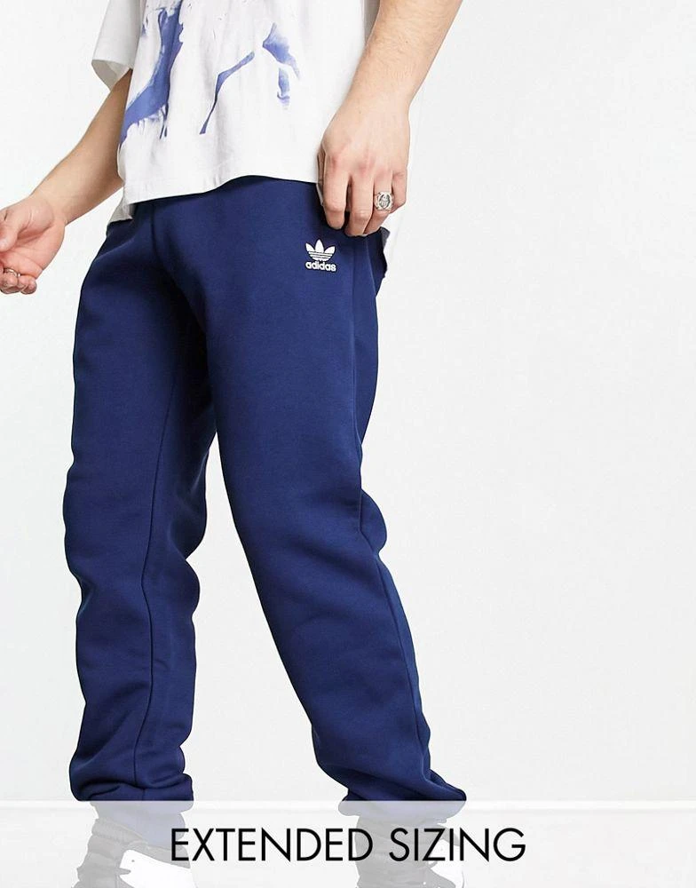 商品Adidas|adidas Originals trefoil essentials joggers in navy,价格¥499,第1张图片