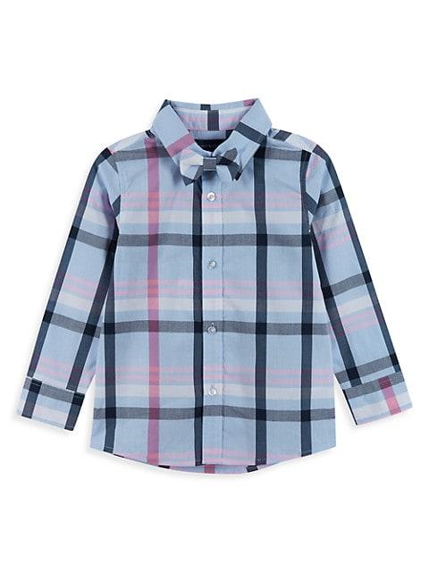 Baby Boy's 3-Piece Plaid Shirt, Sweater Vest & Pants Set商品第3张图片规格展示