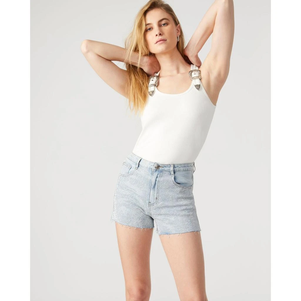 商品Steve Madden|Glendale Denim Shorts,价格¥396,第5张图片详细描述