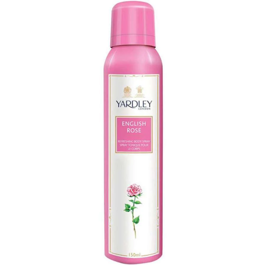 商品Yardley Of London|Ladies English Rose Body Spray 5 oz Bath & Body 5014697027924,价格¥90,第1张图片