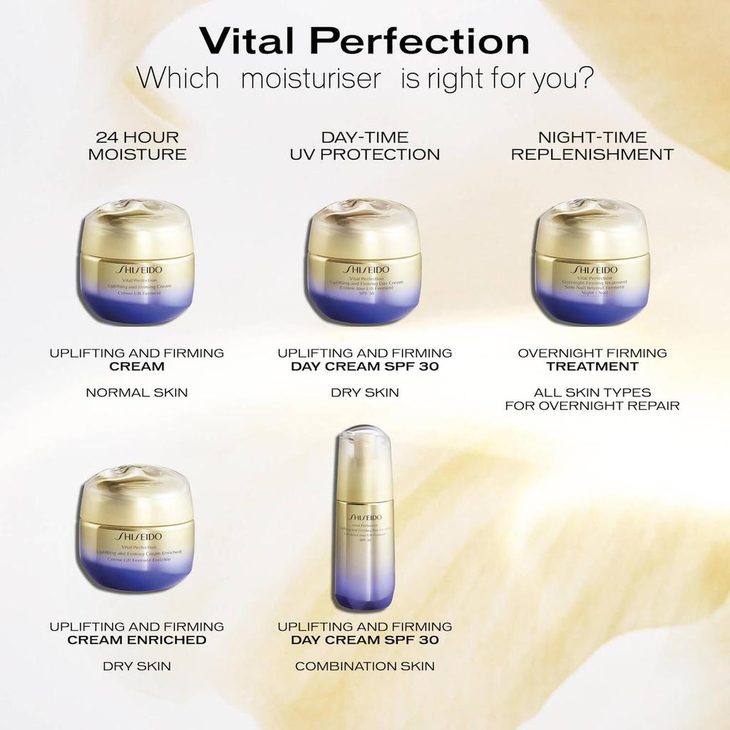Shiseido Vital Perfection Uplifting and Firming Cream (Various Sizes)商品第6张图片规格展示