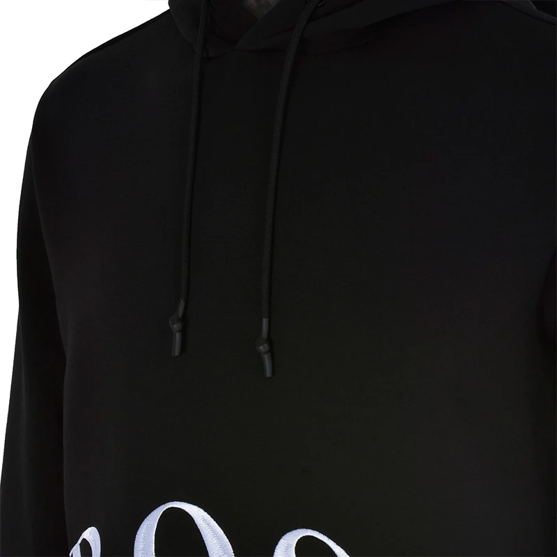 Hugo Boss 雨果博斯 男士黑色棉质经典logo套头运动衫连帽卫衣 SLY-50413135-001 商品