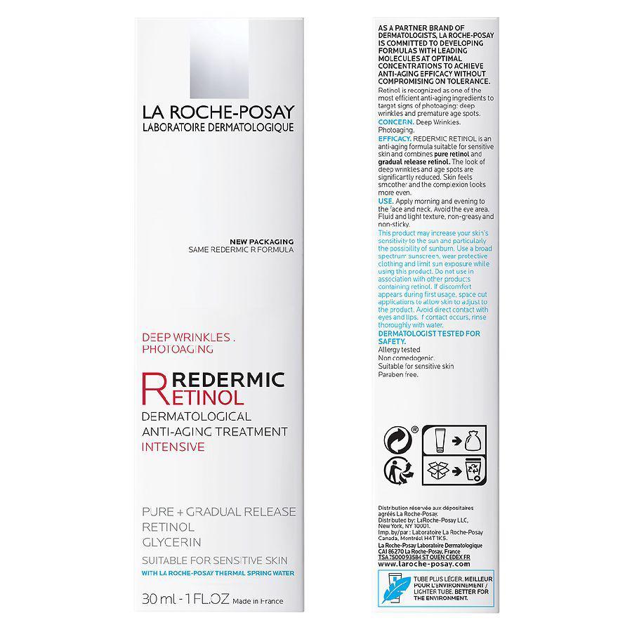 商品La Roche Posay|Redermic R Anti Aging Retinol Face Cream Serum Visibly Reduces Wrinkles,价格¥358,第4张图片详细描述