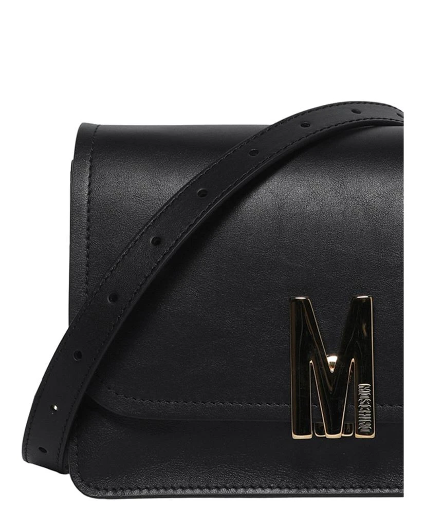 商品Moschino|M Plaque Leather Crossbody,价格¥4022,第3张图片详细描述