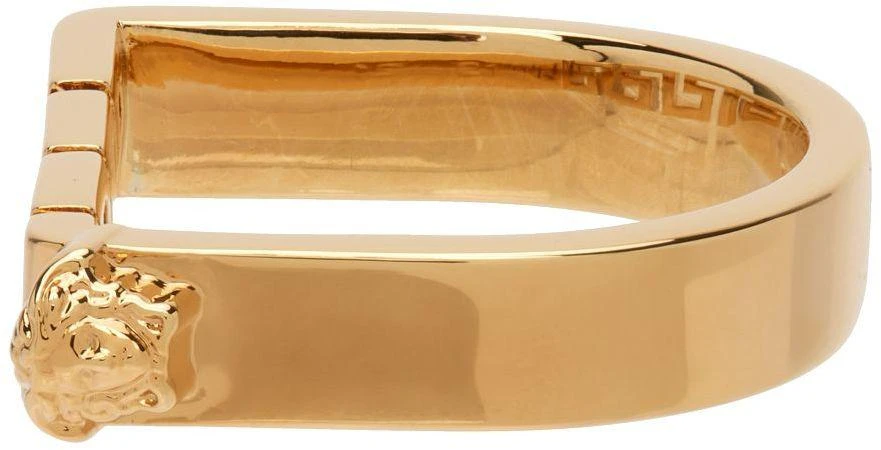 商品Versace|Gold Greca Bar Ring,价格¥1232,第3张图片详细描述