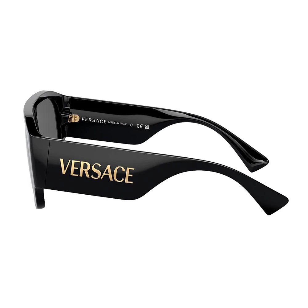 商品Versace|VE 4439 GB1/87 Womens Shield Sunglasses,价格¥1560,第3张图片详细描述