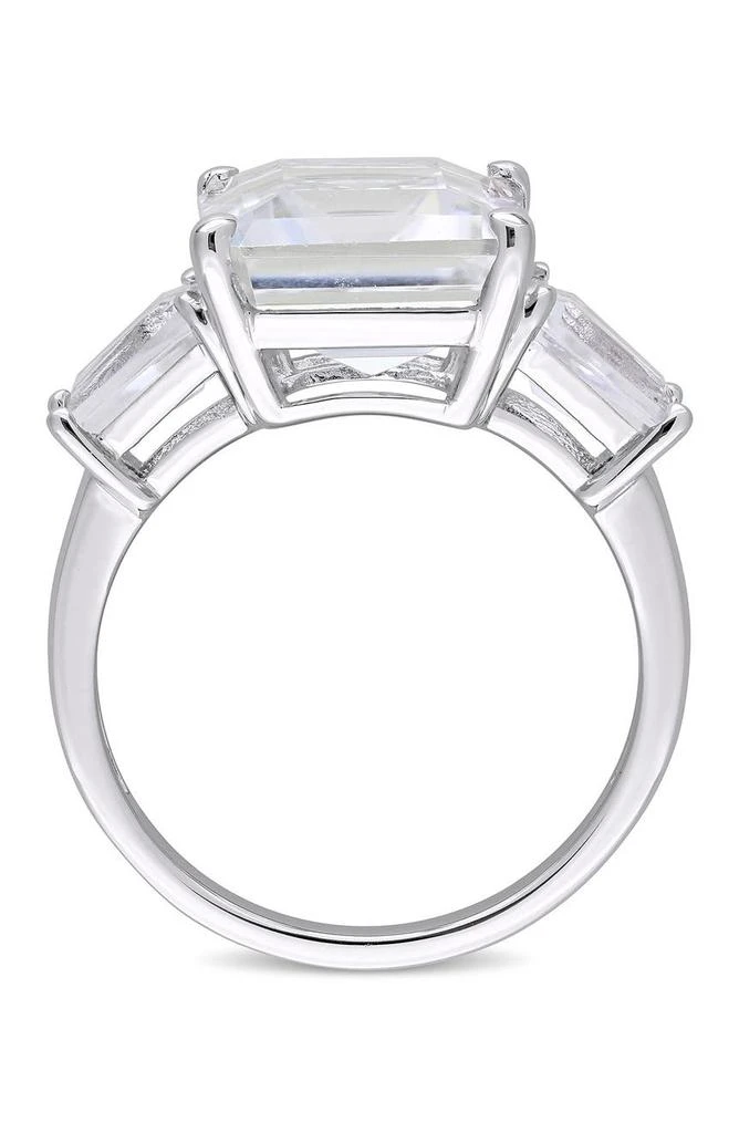 商品DELMAR|Sterling Silver 3-Stone White Topaz Ring,价格¥1222,第4张图片详细描述