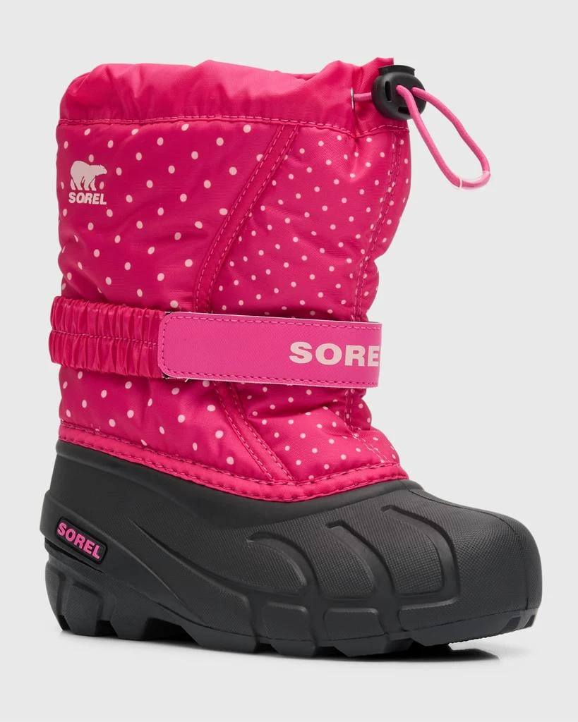 商品SOREL|Girl's Flurry Padded Drawstring Weather Boots, Toddlers/Kids,价格¥515,第3张图片详细描述