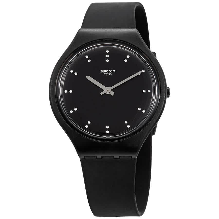 Skinero Black Dial Ladies Silicone Watch SVOB106商品第1张图片规格展示