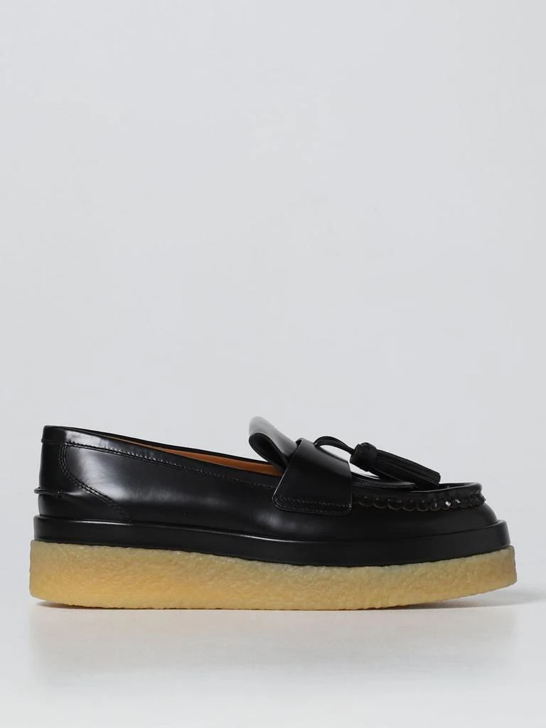 商品Chloé|Chloé Jamie brushed leather loafers,价格¥2178,第1张图片