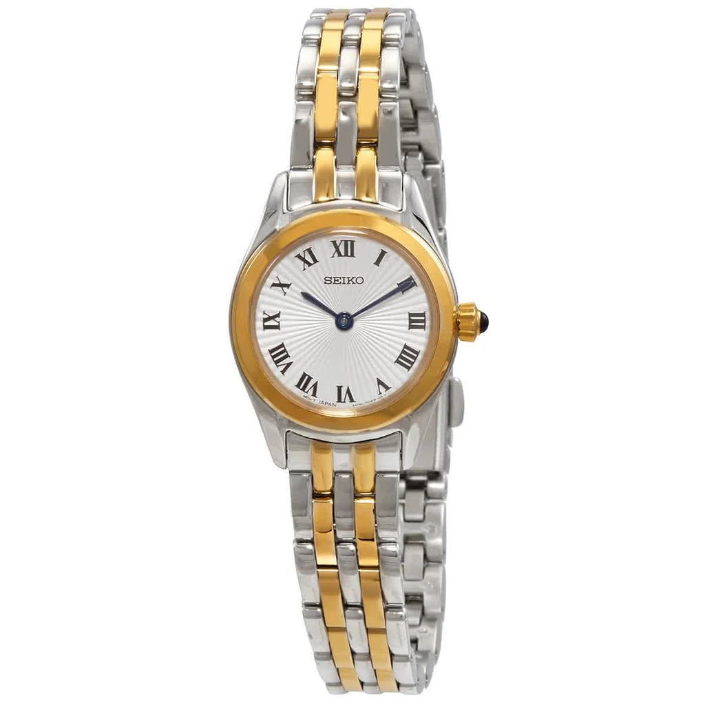 商品Seiko|Seiko Quartz White Dial Two-tone Ladies Watch SWR038P1,价格¥1465,第1张图片