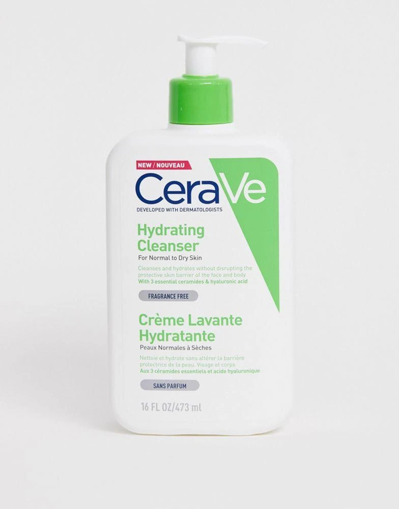 商品CeraVe|CeraVe Hydrating Cleanser for Normal to Dry Skin 473ml,价格¥161,第1张图片
