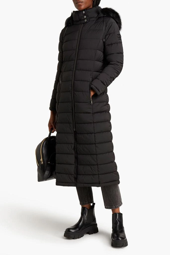 商品DKNY|Faux fur-trimmed quilted shell hooded coat,价格¥1272,第4张图片详细描述