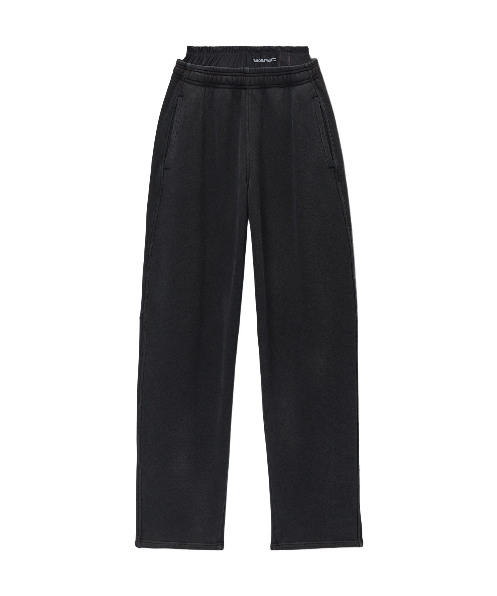 商品【商品预售7天】 Alexander Wang|Alexander Wang 女士休闲裤 4CC1254406011 黑色,价格¥2987,第3张图片详细描述