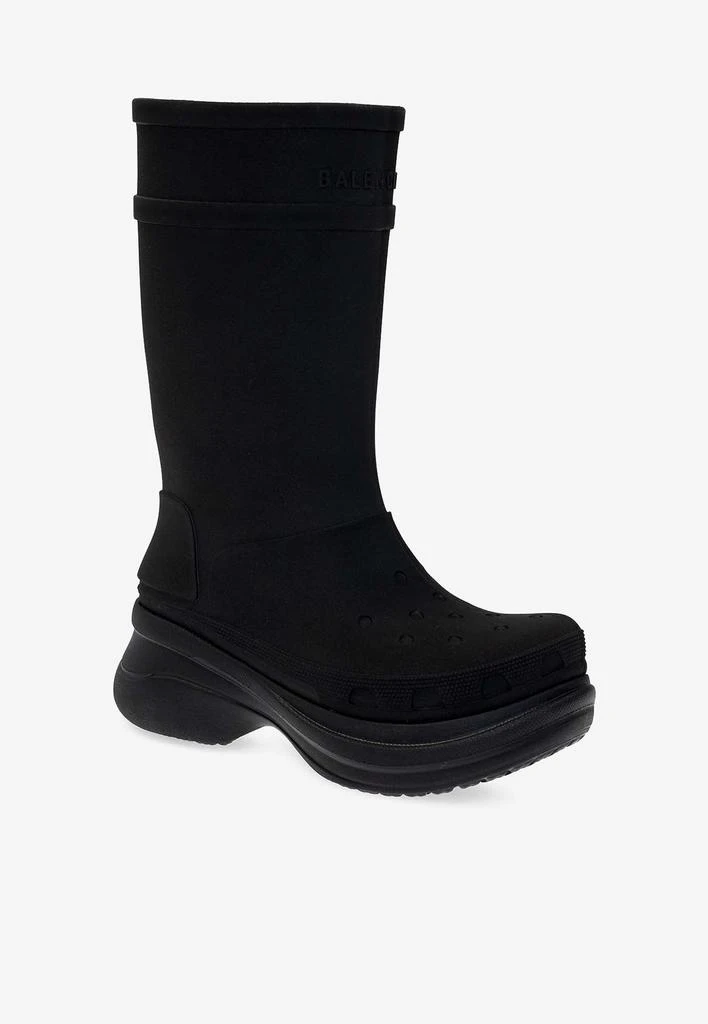 商品Balenciaga|X Crocs Logo-Detail Rain Boots,价格¥6672,第2张图片详细描述