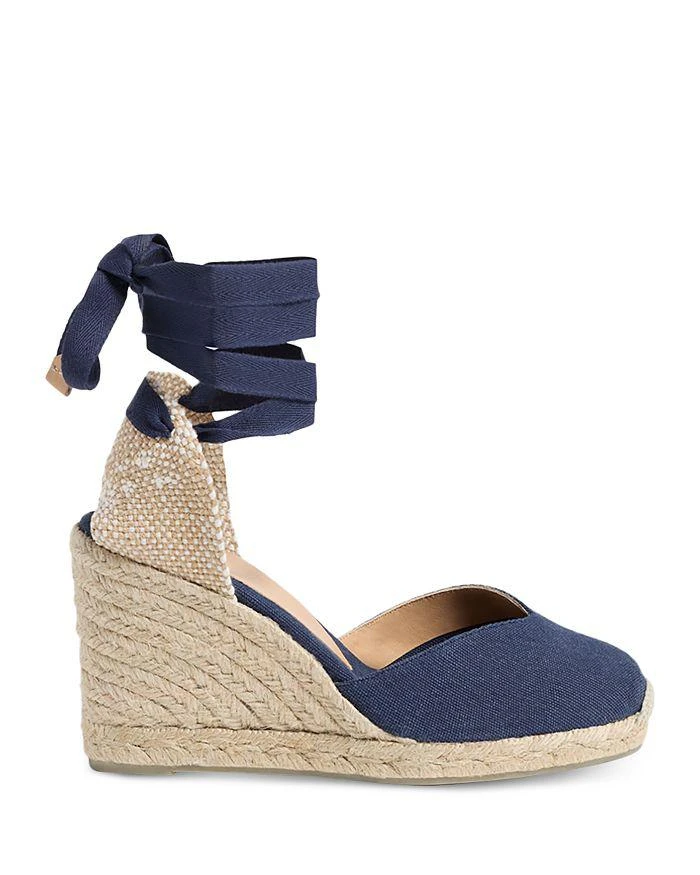 商品CASTAÑER|Women's Chiara Almond Toe Espadrille Wedge Platform d'Orsay Pumps,价格¥714,第2张图片详细描述