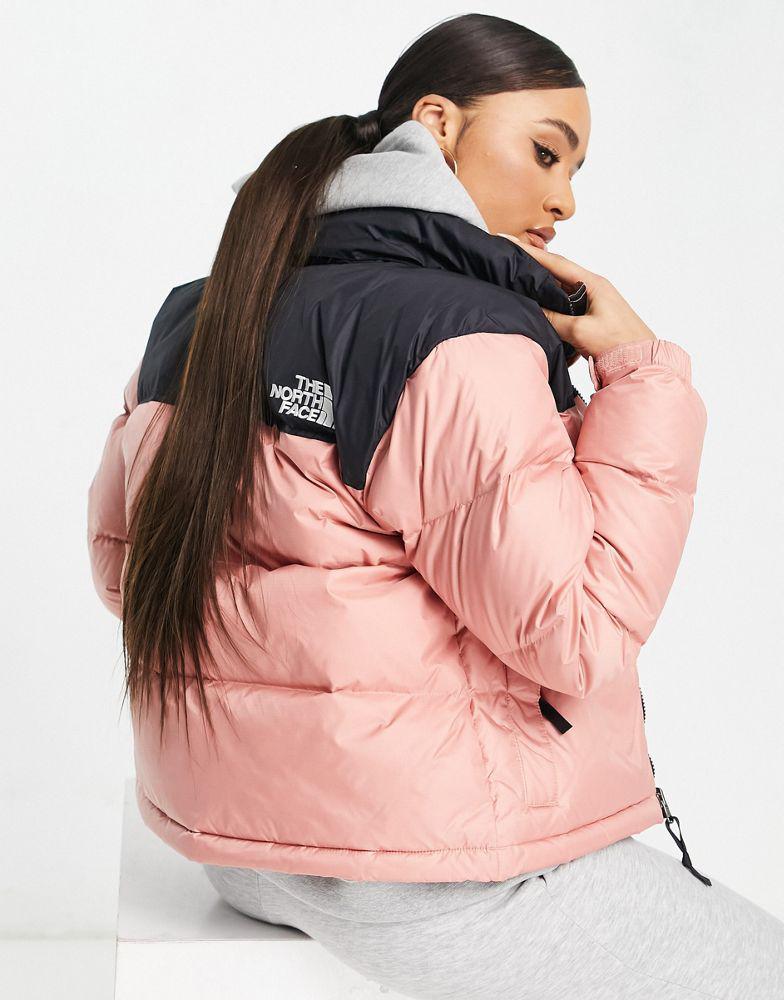 The North Face 1996 Retro Nuptse down puffer jacket in pink商品第2张图片规格展示